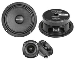 2x PRV Audio 6MR200A-4 6" Mid Range Loudspeaker + Tweeters TW350Ti-4 Slim