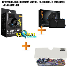 Firstech FT-DC3-LC Remote Start IT + FT-HRN-DC3-LC Harnesses + FT-ALARMIT-KIT