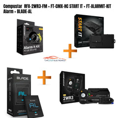 Compustar RFX-2WR3-FM + FT-CMX-HC START IT + FT-ALARMIT-KIT Alarm + Blade-AL