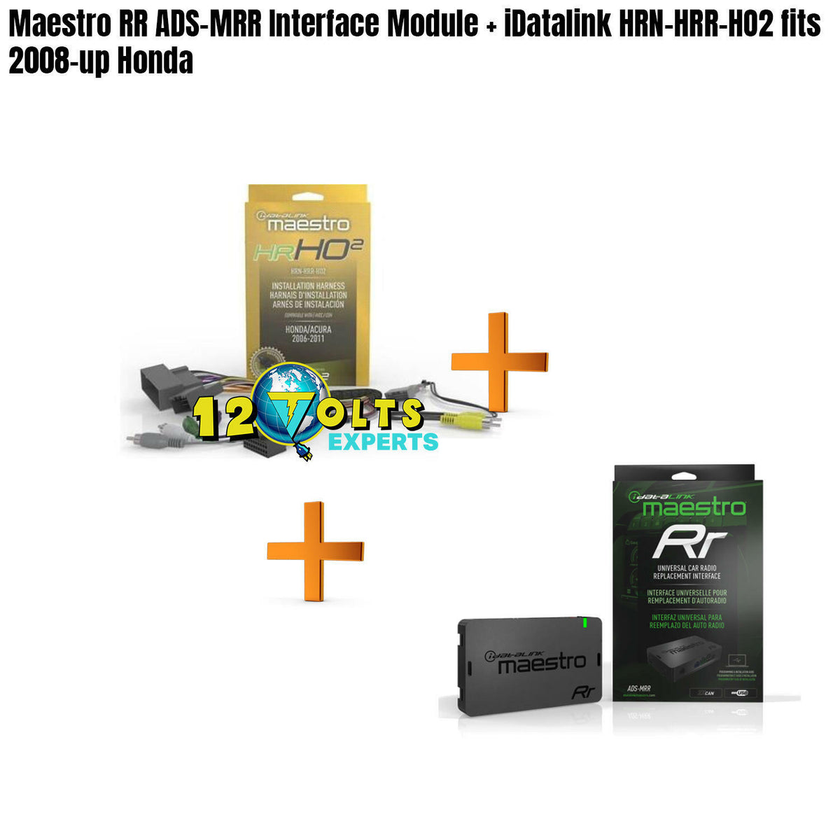 Maestro RR ADS-MRR Interface Module + iDatalink HRN-HRR-HO2 fits 2008-up Honda