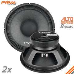 2 x PRV Audio 12W750A Midrange ALTO Car Audio 12" Speakers 8 Ohm 12A PRO 1500W