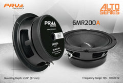 4x PRV Audio 6MR200A Midrange ALTO Car Audio 6.5" Speakers 8 Ohms 6MR PRO 800W