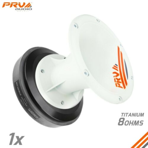 1x PRV Audio D3220Ti Titanium Compression Driver 2" + WGP14-50 White Horn 8 Ohms