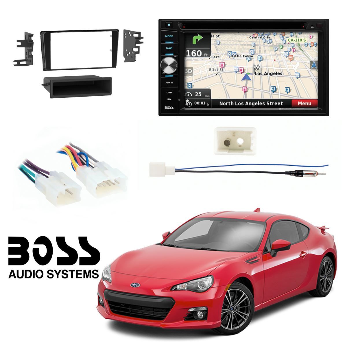 Double Din 6.2" Navigation Touchscreen Radio w/ Bluetooth for 16+ Subaru BRZ!!